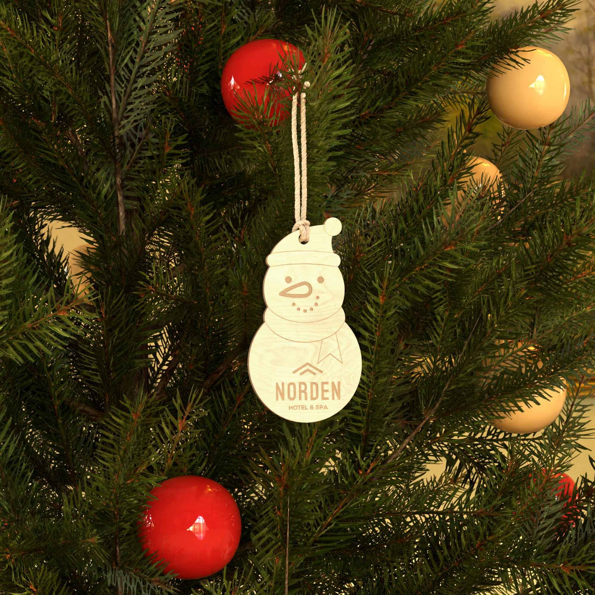 Weihnachtsbaumanhänger Schneemann, Bild 2