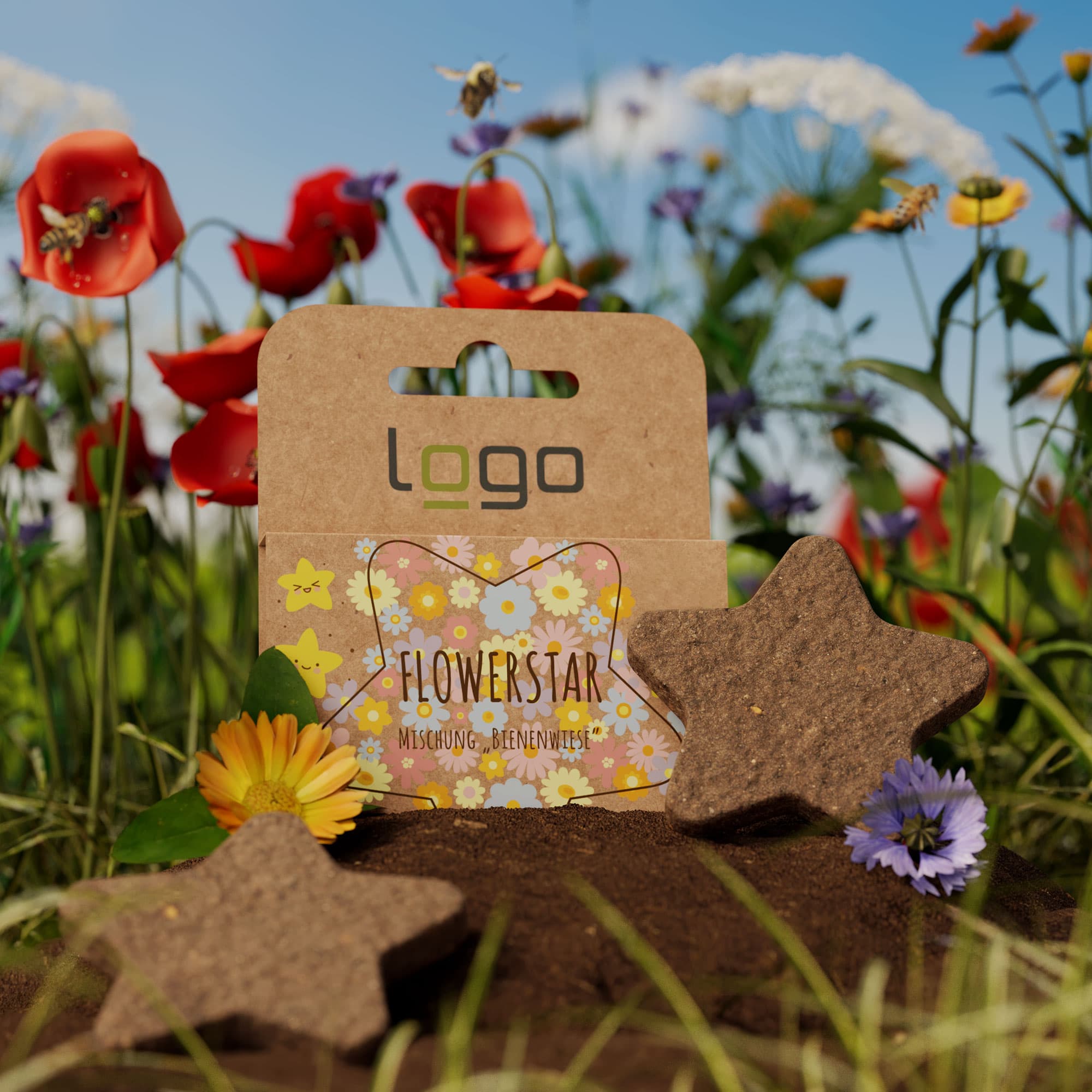 Flowerstar "Bienenwiese" - torffrei, Bild 2