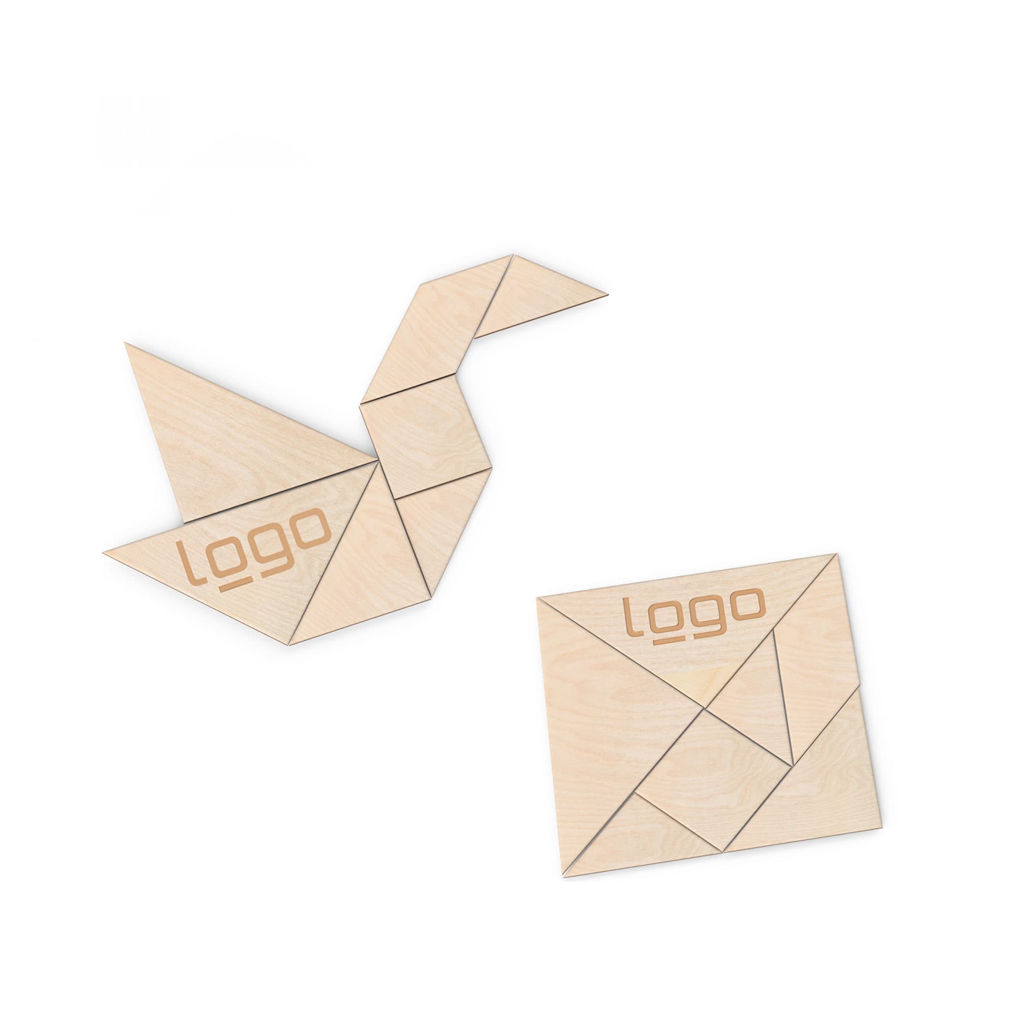 Tangram Kreativ-Puzzle inkl. Baumwollsäckchen