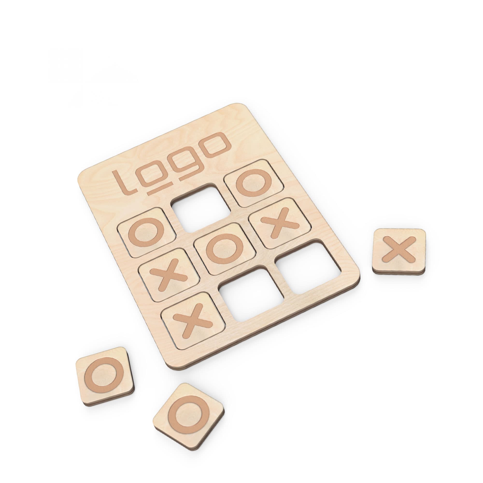 Tic-Tac-Toe "Drei Gewinnt" inkl. Baumwollsäckchen